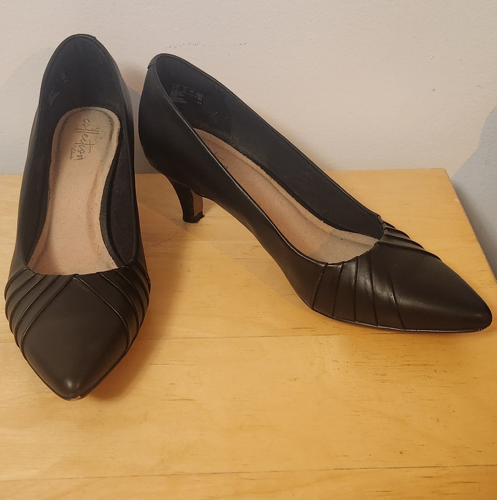 Clarks Elegant Black Women's Heels